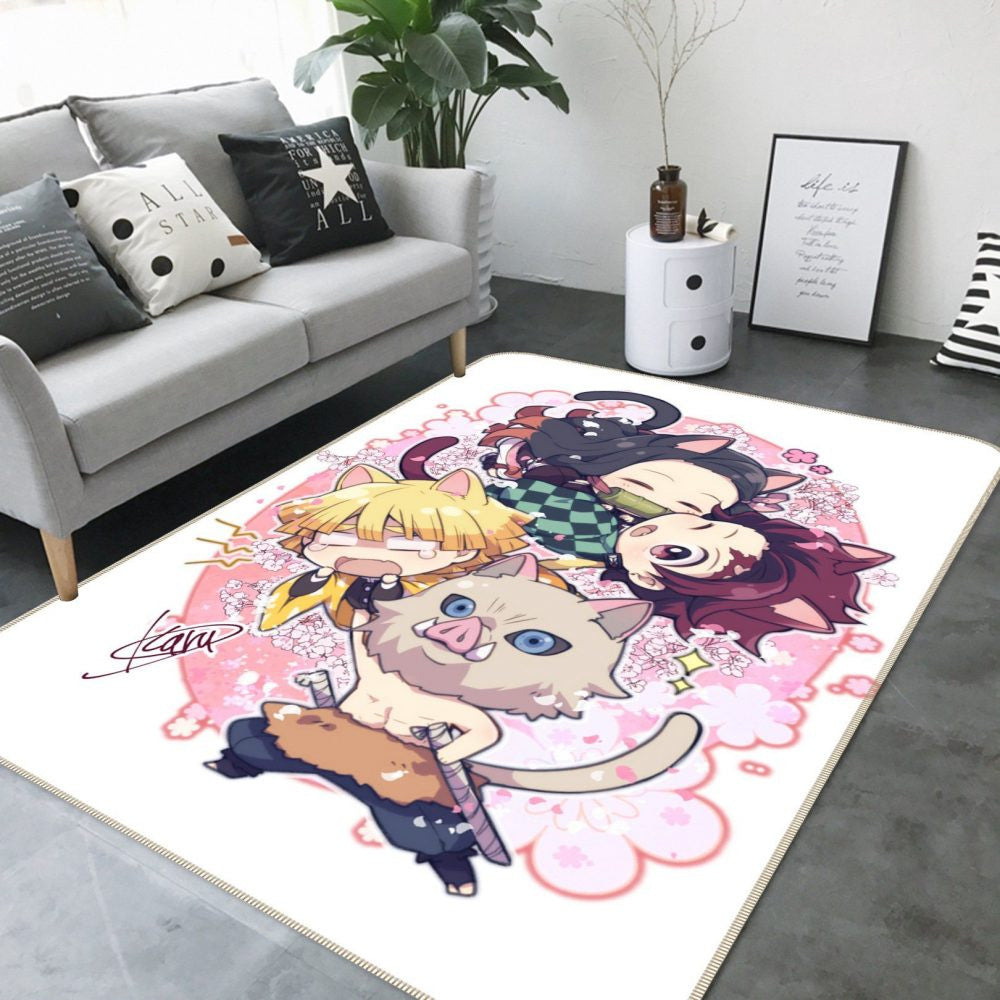 Kimetsu No Yaiba Anime 45 Teppich, Teppiche - Outdoor Teppich, Teppich Wohnzimmer, Küchenteppich, Kinderzimmer, Modern