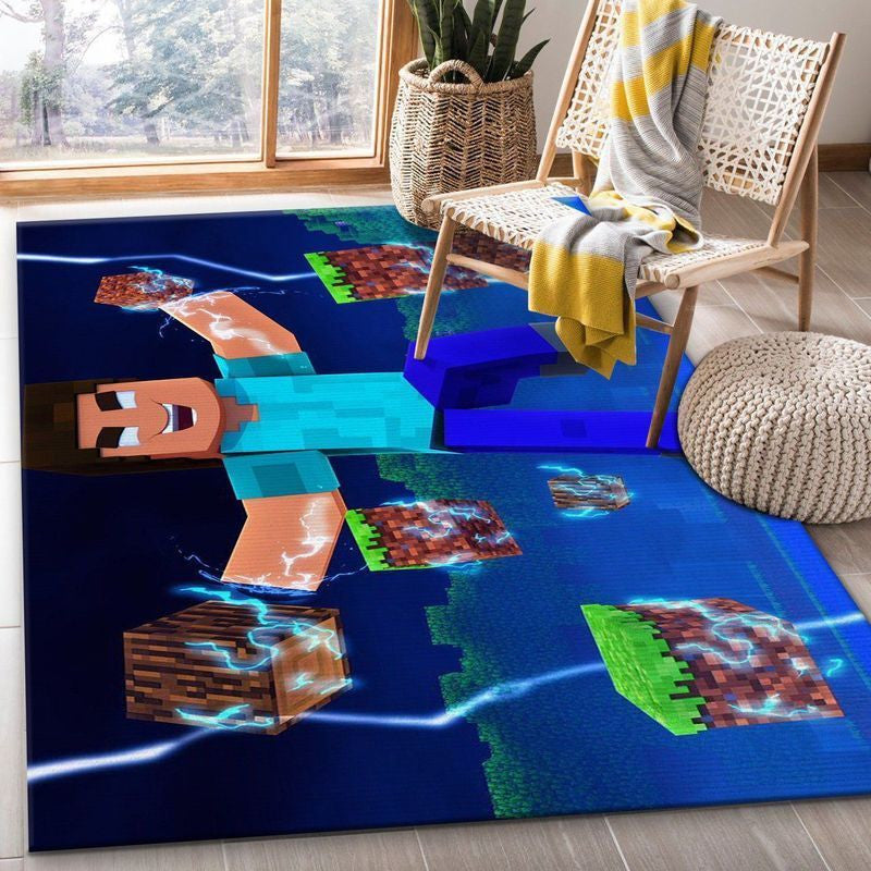 Minecraft2 Teppich, Teppiche - Outdoor Teppich, Teppich Wohnzimmer, Küchenteppich, Kinderzimmer, Modern