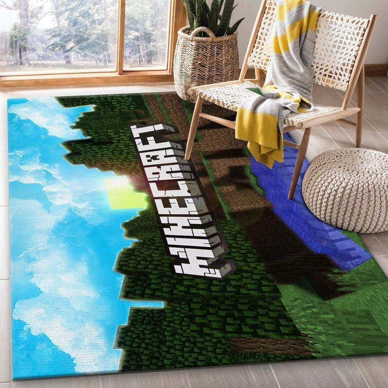 Minecraft31 Teppich, Teppiche - Outdoor Teppich, Teppich Wohnzimmer, Küchenteppich, Kinderzimmer, Modern