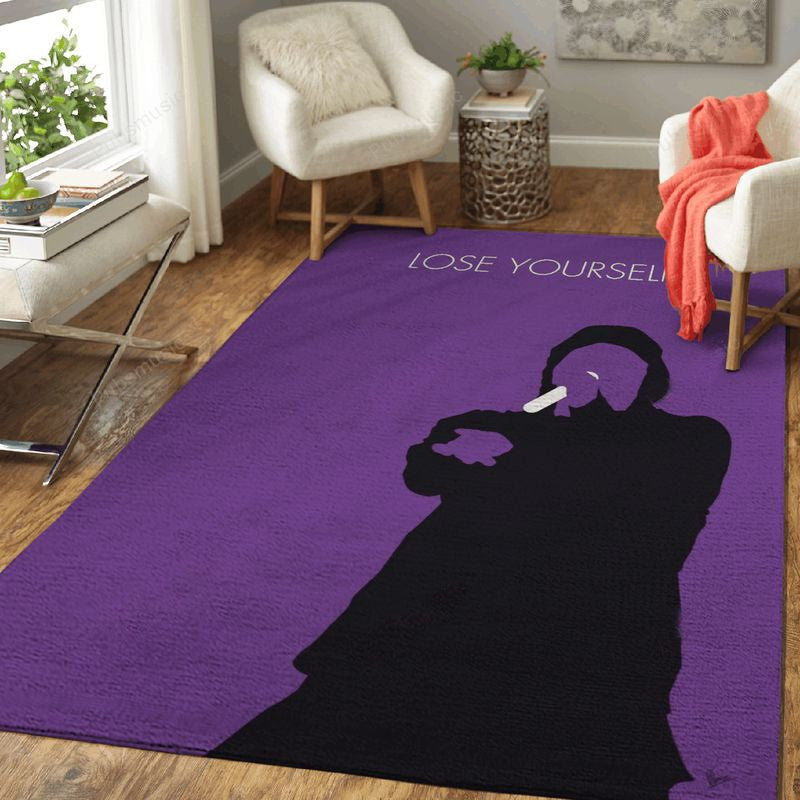 Mein Eminem Minimal Musicwork Lose Yourself B Minimal Musicworks Teppich, Teppiche - Outdoor Teppich, Teppich Wohnzimmer, Küchenteppich, Kinderzimmer, Modern