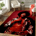 Musiklegende im Jimi-Hendrix-Stil für Fans Teppich, Teppiche - Outdoor Teppich, Teppich Wohnzimmer, Küchenteppich, Kinderzimmer, Modern