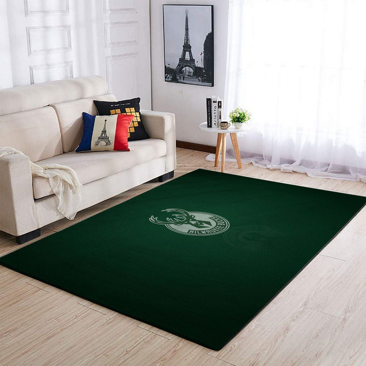 Milwaukee Bucks Area NBA-Basketballteam Logo006 Teppich, Teppiche - Outdoor Teppich, Teppich Wohnzimmer, Küchenteppich, Kinderzimmer, Modern