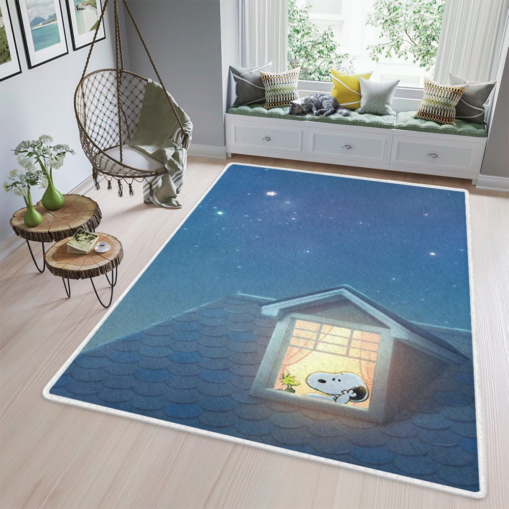 Snoopy Erdnüsse Teppich, Teppiche - Outdoor Teppich, Teppich Wohnzimmer, Küchenteppich, Kinderzimmer, Modern