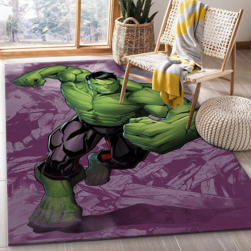 Hulk Marvel Superheld 5 Teppich, Teppiche - Outdoor Teppich, Teppich Wohnzimmer, Küchenteppich, Kinderzimmer, Modern