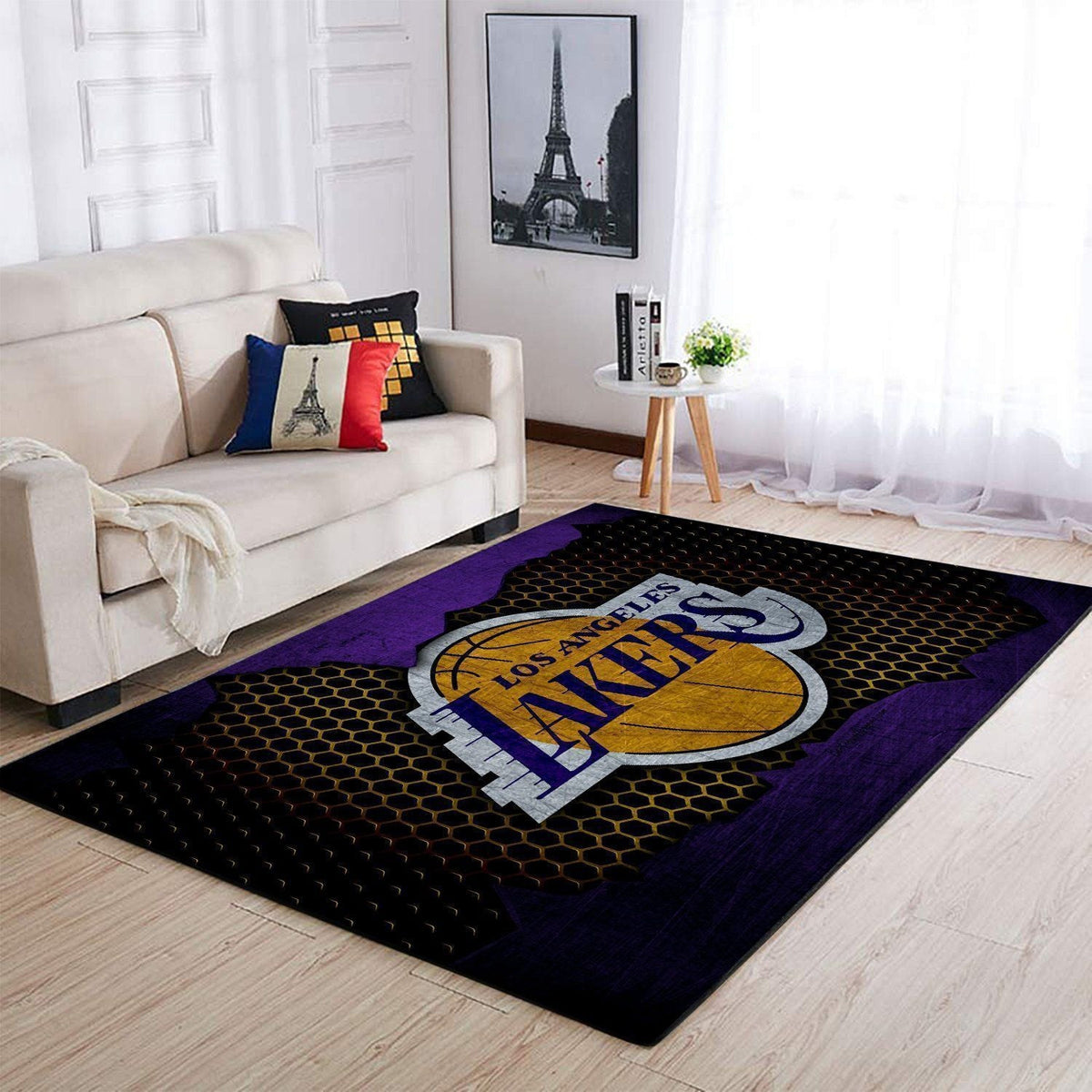 Los Angeles Lakers Bereich NBA-Basketballteam Logo009 Teppich, Teppiche - Outdoor Teppich, Teppich Wohnzimmer, Küchenteppich, Kinderzimmer, Modern