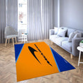 Mclaren-Logobereich Gelb Blau Teppich, Teppiche - Outdoor Teppich, Teppich Wohnzimmer, Küchenteppich, Kinderzimmer, Modern