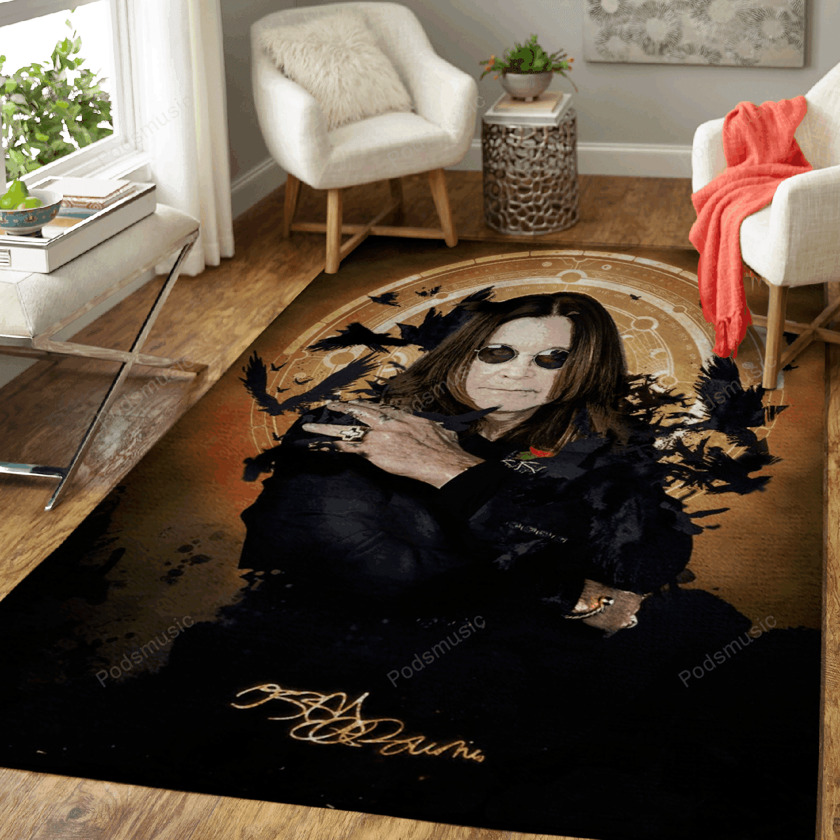 Ozzy-Musik für Fans Teppich, Teppiche - Outdoor Teppich, Teppich Wohnzimmer, Küchenteppich, Kinderzimmer, Modern