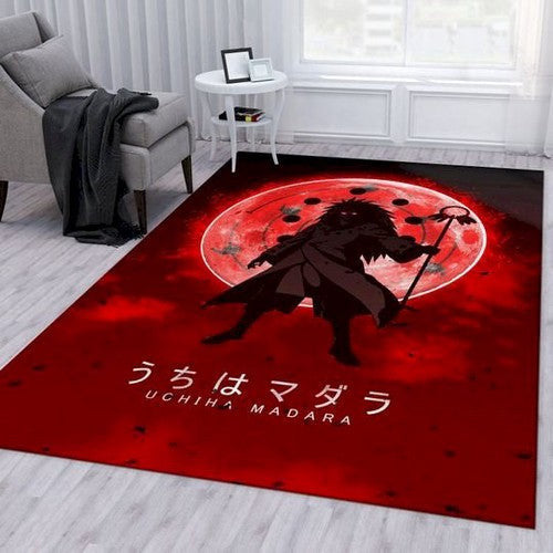 Madara Uchiha Anime Us Geschenk Dekorbereich Teppich, Teppiche - Outdoor Teppich, Teppich Wohnzimmer, Küchenteppich, Kinderzimmer, Modern