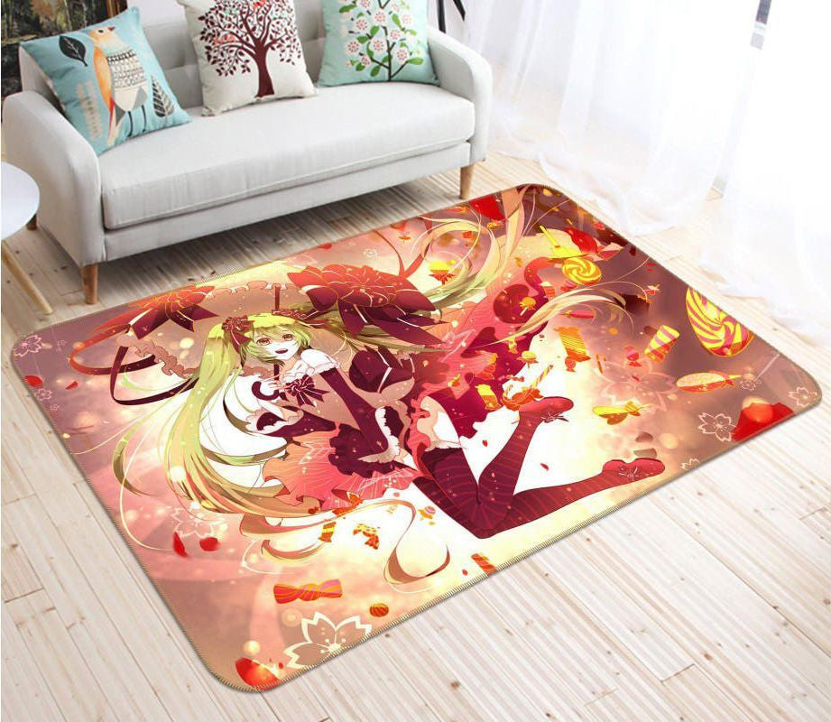 Hatsune Miku-Anime 15 Teppich, Teppiche - Outdoor Teppich, Teppich Wohnzimmer, Küchenteppich, Kinderzimmer, Modern