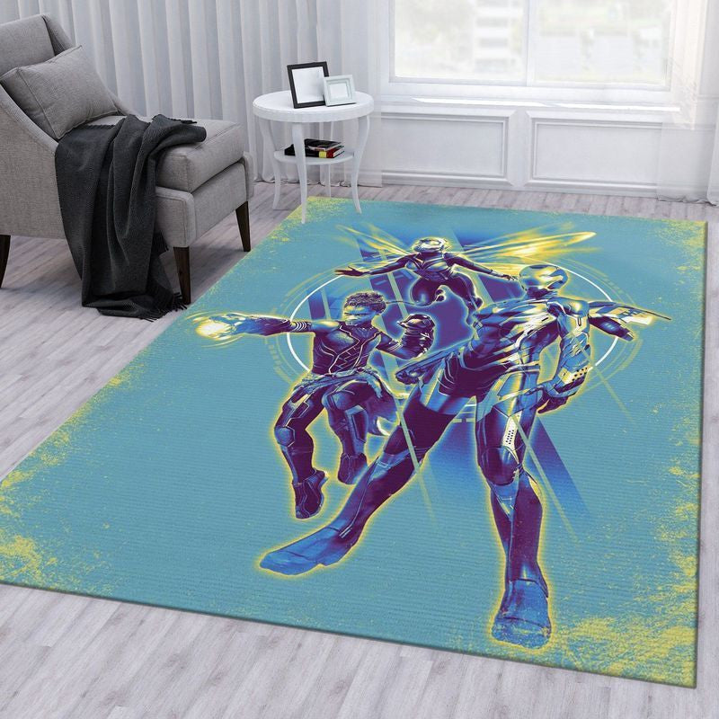 Iron Man Shuri Die Wespe Marvel Superhelden Teppich, Teppiche - Outdoor Teppich, Teppich Wohnzimmer, Küchenteppich, Kinderzimmer, Modern