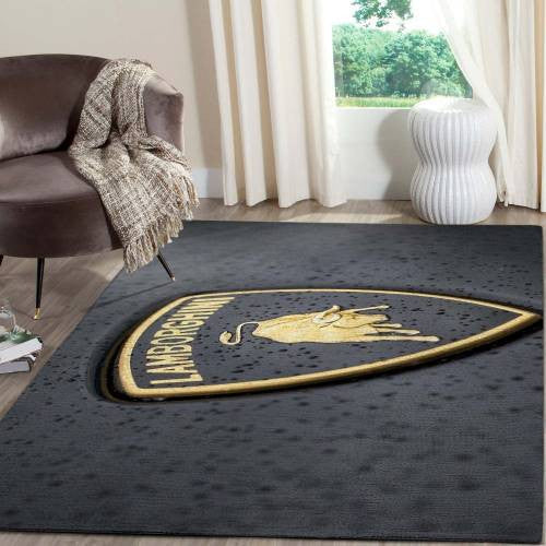 Lamborghini Logo Supercars Bereich Fn131205 Teppich, Teppiche - Outdoor Teppich, Teppich Wohnzimmer, Küchenteppich, Kinderzimmer, Modern