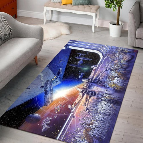 Star Wars Bodendekoration Teppich, Teppiche - Outdoor Teppich, Teppich Wohnzimmer, Küchenteppich, Kinderzimmer, Modern