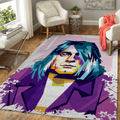 Kurt Cobain Wpap Musik für Fans Teppich, Teppiche - Outdoor Teppich, Teppich Wohnzimmer, Küchenteppich, Kinderzimmer, Modern