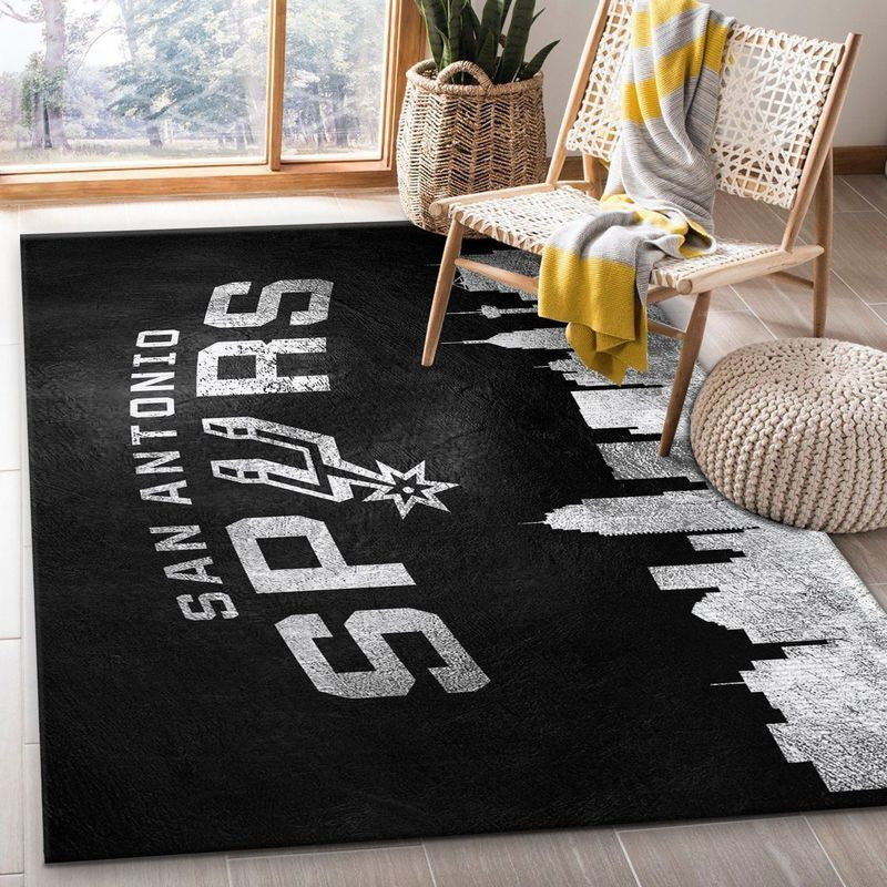 San Antonio Spurs NBA 4 Teppich, Teppiche - Outdoor Teppich, Teppich Wohnzimmer, Küchenteppich, Kinderzimmer, Modern