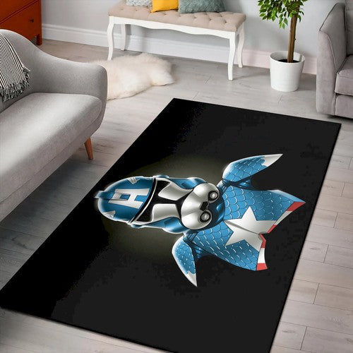 Star Wars minimalistischer Sturmtruppen-Kapitän Teppich, Teppiche - Outdoor Teppich, Teppich Wohnzimmer, Küchenteppich, Kinderzimmer, Modern