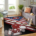 San Francisco 49Ers Nfl Area American Flag Snoopy Team Logo Sports Teppich, Teppiche - Outdoor Teppich, Teppich Wohnzimmer, Küchenteppich, Kinderzimmer, Modern