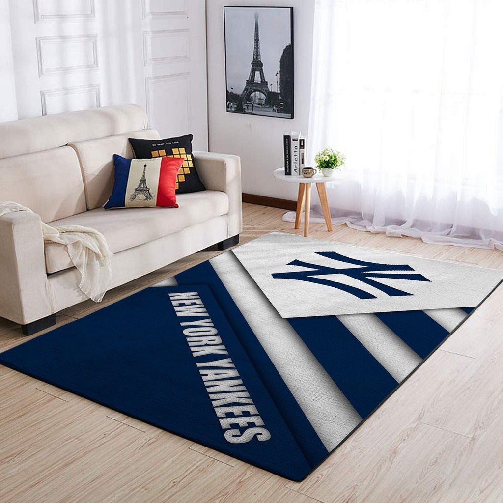 New York Yankees Area Mlb Baseball Team Logo021 Teppich, Teppiche - Outdoor Teppich, Teppich Wohnzimmer, Küchenteppich, Kinderzimmer, Modern