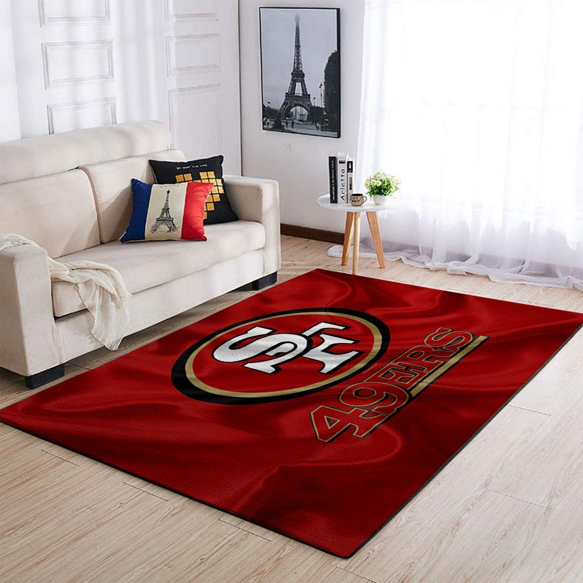 San Francisco 49Ers Area Nfl Football Team Logo019 Teppich, Teppiche - Outdoor Teppich, Teppich Wohnzimmer, Küchenteppich, Kinderzimmer, Modern