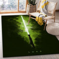 Luke Star Wars Lichtschwerter Teppich, Teppiche - Outdoor Teppich, Teppich Wohnzimmer, Küchenteppich, Kinderzimmer, Modern