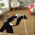 Mein Iggy Pop Minimal Musicwork Minimal Musicworks Teppich, Teppiche - Outdoor Teppich, Teppich Wohnzimmer, Küchenteppich, Kinderzimmer, Modern