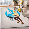 Jedi Star Wars Galaxie der Abenteuer Teppich, Teppiche - Outdoor Teppich, Teppich Wohnzimmer, Küchenteppich, Kinderzimmer, Modern