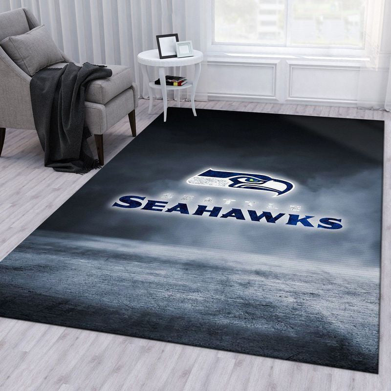 Seattle Seahawks NFL 8 Teppich, Teppiche - Outdoor Teppich, Teppich Wohnzimmer, Küchenteppich, Kinderzimmer, Modern