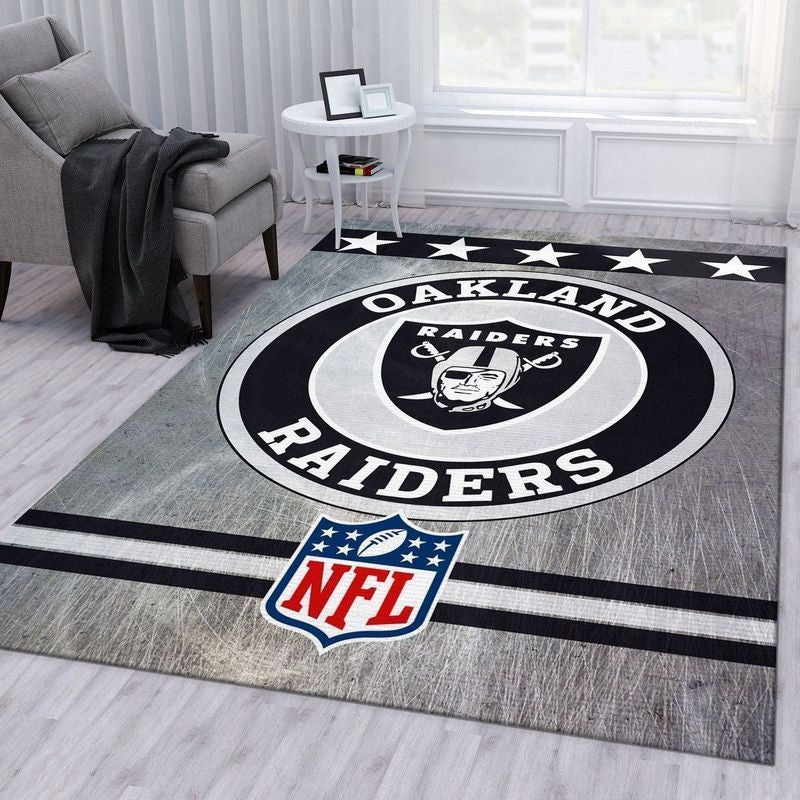 Las Vegas Raiders NFL 15 Teppich, Teppiche - Outdoor Teppich, Teppich Wohnzimmer, Küchenteppich, Kinderzimmer, Modern