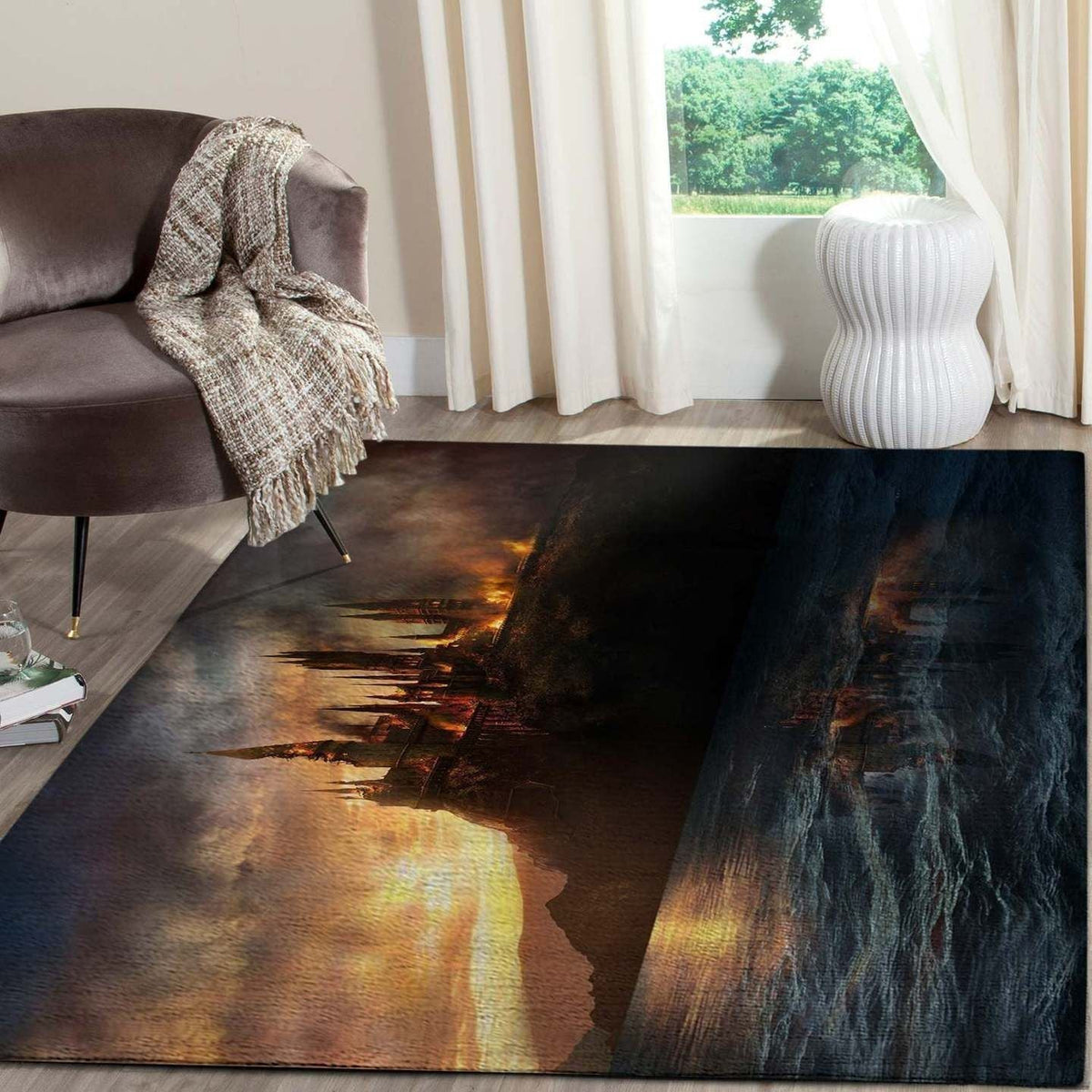 Hogwarts Harry Potter Floor Decor Das US-Dekor Teppich, Teppiche - Outdoor Teppich, Teppich Wohnzimmer, Küchenteppich, Kinderzimmer, Modern