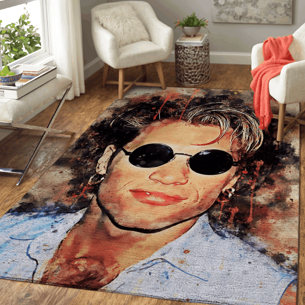 Jon Bon Jovi Bandmitglieder Pop 002 Teppich, Teppiche - Outdoor Teppich, Teppich Wohnzimmer, Küchenteppich, Kinderzimmer, Modern