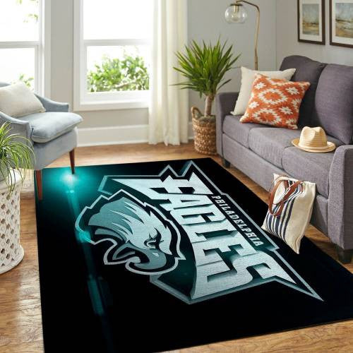 Philadelphia Eagles Area Nfl Football Team Logo010 Teppich, Teppiche - Outdoor Teppich, Teppich Wohnzimmer, Küchenteppich, Kinderzimmer, Modern