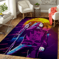 Jim Morrisonwork Music Synthwave 80S für Fans Teppich, Teppiche - Outdoor Teppich, Teppich Wohnzimmer, Küchenteppich, Kinderzimmer, Modern