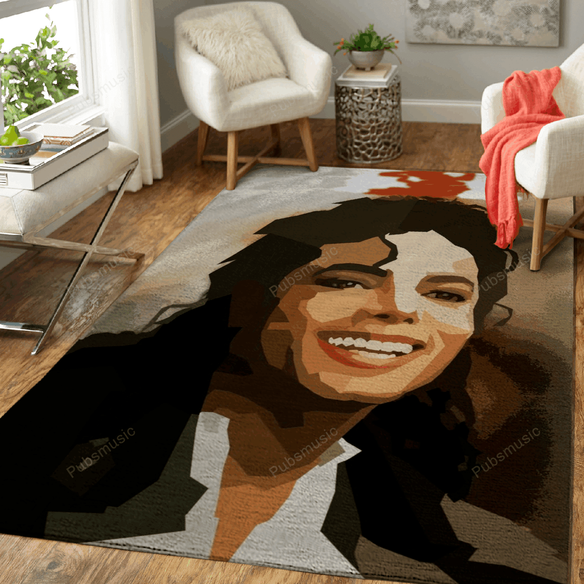 Mj König der Popmusik für Fans Teppich, Teppiche - Outdoor Teppich, Teppich Wohnzimmer, Küchenteppich, Kinderzimmer, Modern