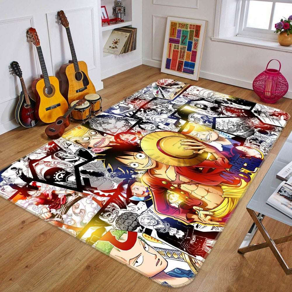 One Piece-Anime 8 Teppich, Teppiche - Outdoor Teppich, Teppich Wohnzimmer, Küchenteppich, Kinderzimmer, Modern