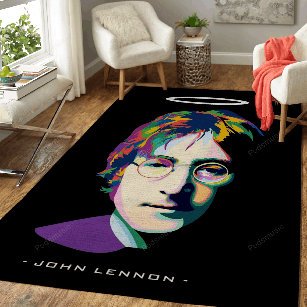 John Lennon Musik für Fans Teppich, Teppiche - Outdoor Teppich, Teppich Wohnzimmer, Küchenteppich, Kinderzimmer, Modern