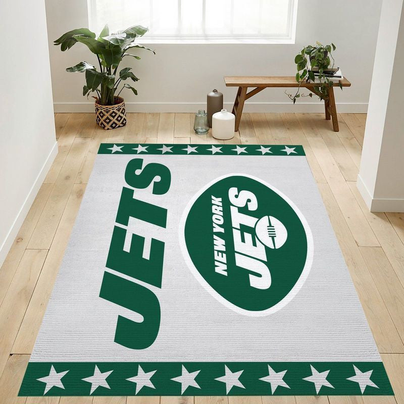 New York Jets NFL 2 Teppich, Teppiche - Outdoor Teppich, Teppich Wohnzimmer, Küchenteppich, Kinderzimmer, Modern