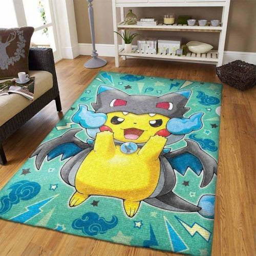 Pokemon Anime Movies Bereich Weihnachtsgeschenk002 Teppich, Teppiche - Outdoor Teppich, Teppich Wohnzimmer, Küchenteppich, Kinderzimmer, Modern