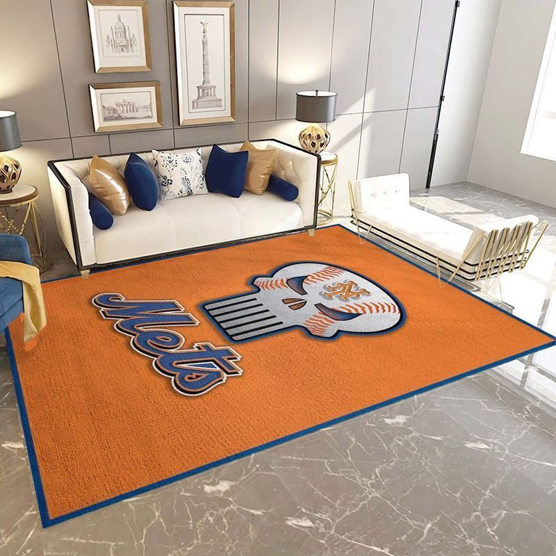 New York Mets Mlb 13 Teppich, Teppiche - Outdoor Teppich, Teppich Wohnzimmer, Küchenteppich, Kinderzimmer, Modern