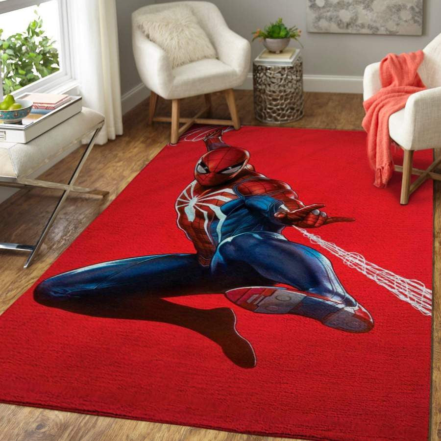Marvel Superheld Spiderman Film Ofd 03112 Teppich, Teppiche - Outdoor Teppich, Teppich Wohnzimmer, Küchenteppich, Kinderzimmer, Modern