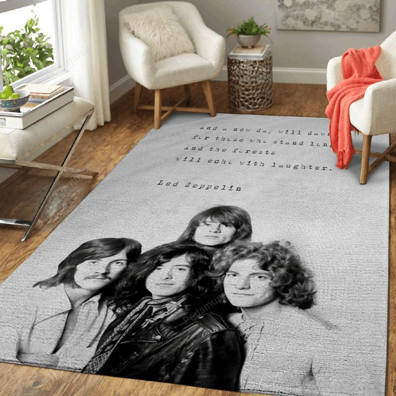 Musik Vintage Led Zeppelin Music Legends 001 Teppich, Teppiche - Outdoor Teppich, Teppich Wohnzimmer, Küchenteppich, Kinderzimmer, Modern