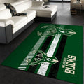 Milwaukee Bucks NBA 2 Teppich, Teppiche - Outdoor Teppich, Teppich Wohnzimmer, Küchenteppich, Kinderzimmer, Modern