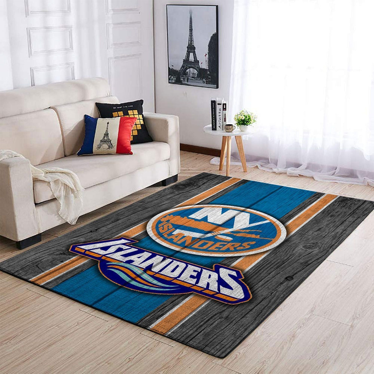 New York Islanders Nhl Area Team Logo Sport Teppich, Teppiche - Outdoor Teppich, Teppich Wohnzimmer, Küchenteppich, Kinderzimmer, Modern