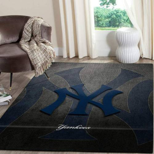 New York Yankees Area Mlb Baseball Team Logo003 Teppich, Teppiche - Outdoor Teppich, Teppich Wohnzimmer, Küchenteppich, Kinderzimmer, Modern