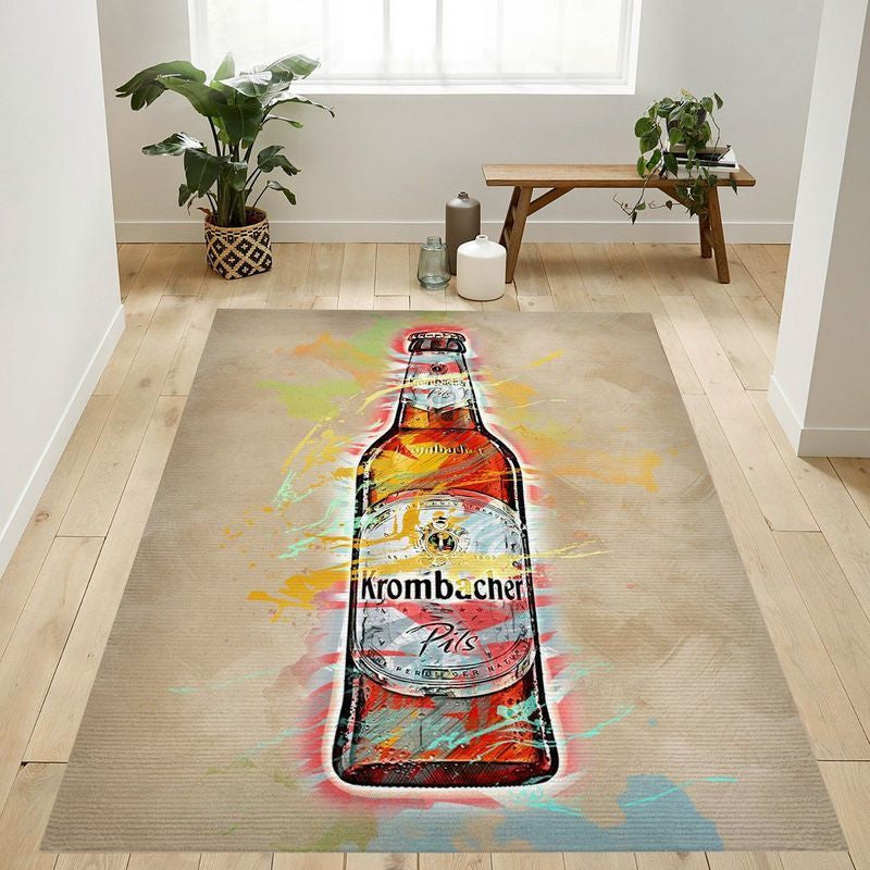 Krombacher Bier Teppich, Teppiche - Outdoor Teppich, Teppich Wohnzimmer, Küchenteppich, Kinderzimmer, Modern
