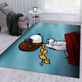 Snoopy-Hund 10 Teppich, Teppiche - Outdoor Teppich, Teppich Wohnzimmer, Küchenteppich, Kinderzimmer, Modern