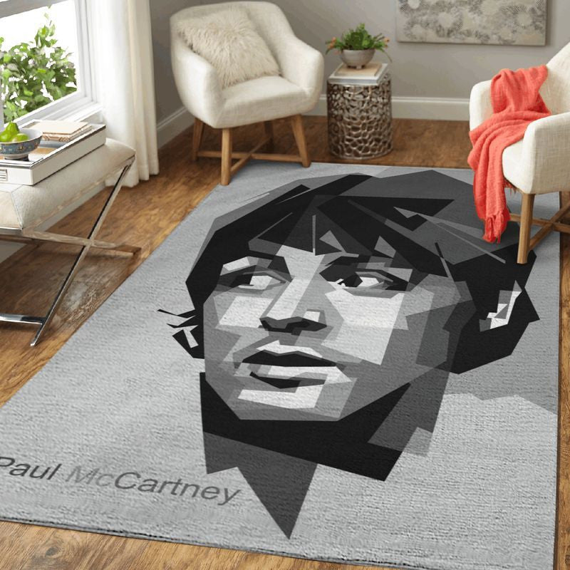 Paul Mccartney Beatles Band Musik Englische Rockband Teppich, Teppiche - Outdoor Teppich, Teppich Wohnzimmer, Küchenteppich, Kinderzimmer, Modern