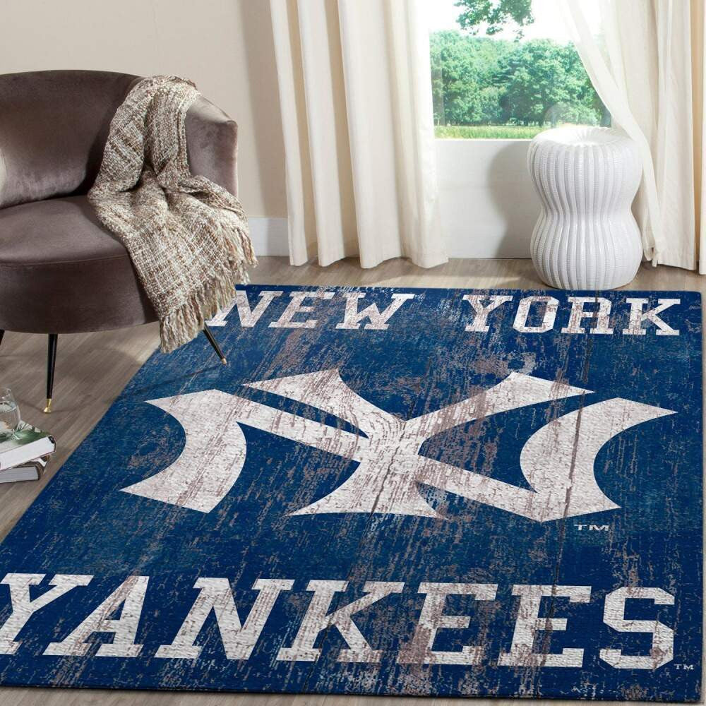 New York Yankees Area Mlb Baseball Team Logo013 Teppich, Teppiche - Outdoor Teppich, Teppich Wohnzimmer, Küchenteppich, Kinderzimmer, Modern