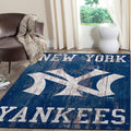 New York Yankees Area Mlb Baseball Team Logo013 Teppich, Teppiche - Outdoor Teppich, Teppich Wohnzimmer, Küchenteppich, Kinderzimmer, Modern