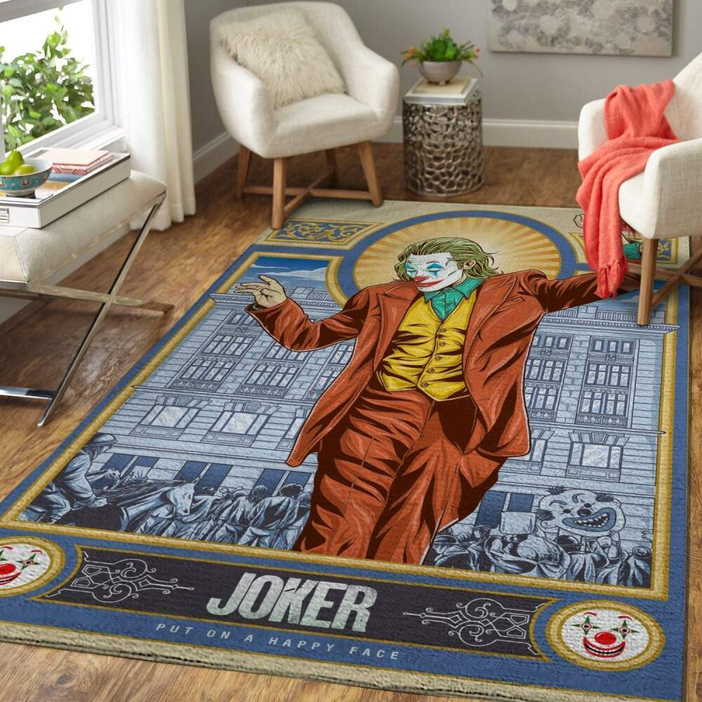 Joker Joaquin Phoenix Bodendekor Teppich, Teppiche - Outdoor Teppich, Teppich Wohnzimmer, Küchenteppich, Kinderzimmer, Modern