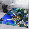 Sonic Knight Ver4 Teppich, Teppiche - Outdoor Teppich, Teppich Wohnzimmer, Küchenteppich, Kinderzimmer, Modern