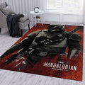 Mandalorianisches Baby Yoda Star Wars 91 Teppich, Teppiche - Outdoor Teppich, Teppich Wohnzimmer, Küchenteppich, Kinderzimmer, Modern